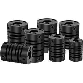 LR2-D-D19L23 اقتران بلاستيكي LR2 D19L23 محرك ألياف الألياف مقرنة مرنة ثلاثية الأبعاد مرونة نايلون مرونة مفصل محدد PU 1PCS (LR2-D-D19L23-4X4) in Kuwait