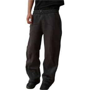 GORGLITTER Men's Baggy Sweatpants Joggers Drawstring Low Rise Elastic Waist Loose Fit Wide Leg Track Pants in Saudi Arabia