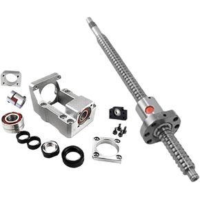Double nut Ball Screw Control Machine 1pcs Ball Screw SFU1605 End Support BKBF12+HM12-57 C5 Aluminum for Nema23 Stepper Motor+DSG16H Nut Housing+XB25*30-8 * 10 Coupling(865mm) in Kuwait