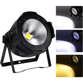 Ridgeyard LED PAR LIGHTS COB 200W DMX512 & SOUND Actived Stage Light Whate White & Cool White Audience Blinder DJ Spot Light Wash Lights for Church Photo Studio Wedding Live Show (1) in Kuwait