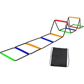 Agility Ladder Speed Ladder Foldable Workout Rugby Multifunction Home Gym Agility Training Equipment Fitness Feet Training in Kuwait