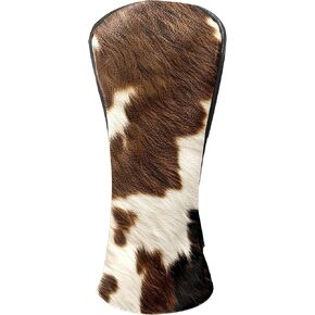 Golf Club Covers Pink Checkered Driver Headcover, Leather Golf Club Head Covers for Driver Fairway Woods Waterproof Golf Headcovers with Anti-Scratch Lining for Men Women in Saudi Arabia