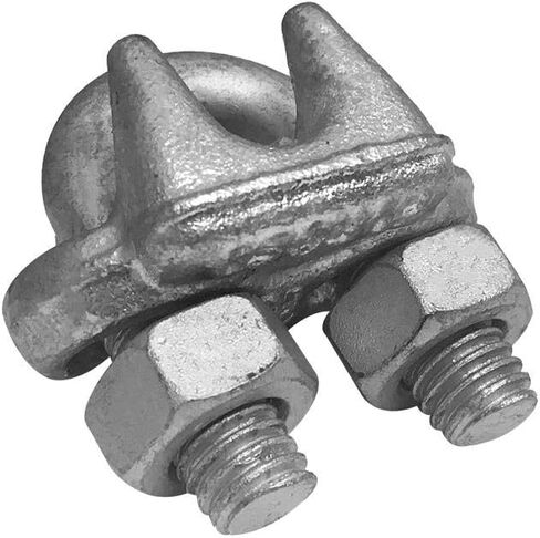 Prolinemax 10 PC 1/2 "Marine Golvanized Drop Forged Wire Clamp Clamp Clamp in Kuwait