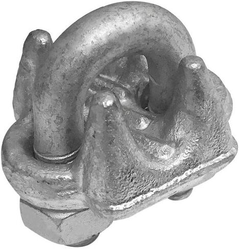 Prolinemax 10 PC 1/2 "Marine Golvanized Drop Forged Wire Clamp Clamp Clamp in Kuwait