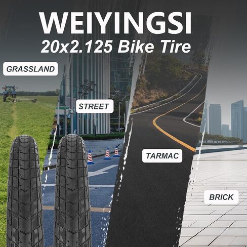 20x2.125/54-406 إطار دراجة الأطفال ، إطارات وأنبوب قابلة للطي بحجم 20 بوصة للأطفال والطريق والدراجات الجبلية/الدراجات الجبلية ، طراد الشاطئ - طريق/رود رود in Saudi Arabia