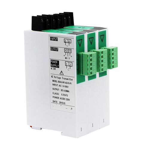 Single Phase AC Voltage Transducer Input 100V 220V 380V 450V 465V 500V 1000V Output 0-10V 0-5V 4-20mA 1Pcs(AC 0-380V Input,DC 1-5V Output_1 in 1 Out_DC 24V Power Supply) in Saudi Arabia