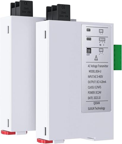 1pcs Voltage Sensor Converter 0-100V 0-200V 0-300V 0-1000V to 4-20mA 0-10V 0-5V 1-5V RS485 Voltage Transmitter Transducer DC24V(Input AC 0-1000V,Output 0-5V) in Saudi Arabia