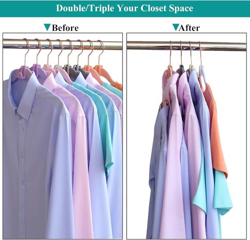 Clothes Hanger Connector Hooks, Mini Cascading Hanger Hooks for Velvet Huggable Hangers, Heavy Duty Space Saving for Closet 60 Pcs Black in Saudi Arabia