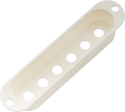 Musiclily Pro Plastic Guitar Single Coil Pickup Covers for USA/Mexico Strat, Aged White (Set of 3) in Saudi Arabia