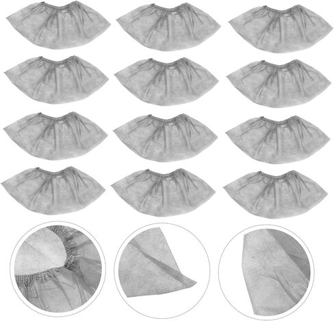 PRETYZOOM Disposable Non-slip Overshoes Thicken Home Shoes Case Non-woven Foot Covers for Indoor Use in Saudi Arabia