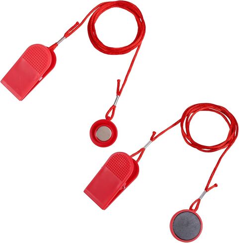 2pcs Universal Treadmill Magnet Safety Keys, 2 Styles Treadmill Magnetic Key Replacement Parts Round Magnetic Safety Switch Running Machine Emergency Stop Magnets Accessories in Saudi Arabia
