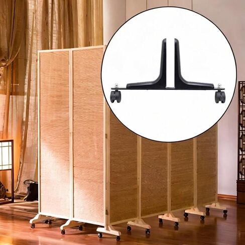 شاشة الخصوصية العامة موقف قابل للطي قاعدة قابلة للمنفعة العملية المقسم للخدمة الشاقة في مركز التسوق في المنزل استخدام الحمام ، الأسود in Kuwait