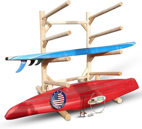 4-قوارب الكاياك أحادية الجانب و SUP ، حامل للتصفح ، رف التخزين في الهواء الطلق ، رفوف تخزين لوح التزلج على الأمواج ، حامل لوح SUP ، قوارب الكاياك ، ألواح التزلج على الأمواج in Kuwait