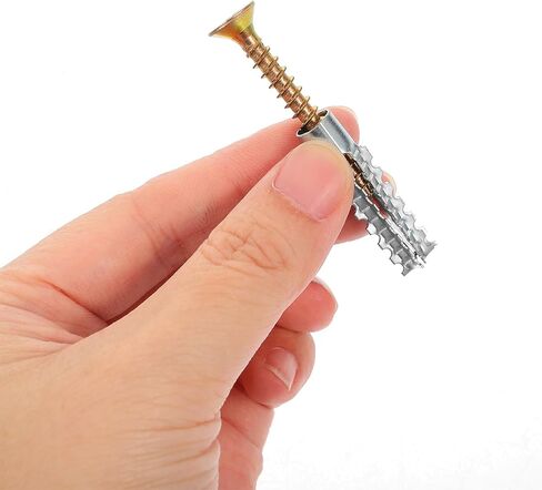 Gadpiparty 20pcs Metal Iron Expansion Tube Concrete Screws and Anchors Multi-use Drywall Screws Metal Expansion Tube with Concrete Wall Anchors Q235 Carbon Steel, 6x32mm in Saudi Arabia
