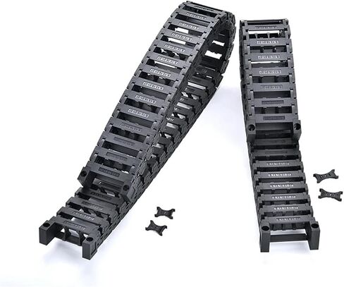 Drag Chain Cable Cable Chain 18 Series High Speed Mute Bridge Open on Both Side Towline Transmission Drag Chain for Co2 Machine(48mm,18x37mm) in Saudi Arabia