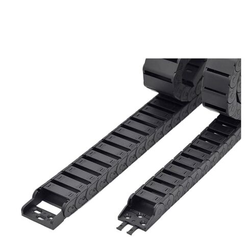Drag Chain Cable Semi-closed inner opening Cable Chain Drag Chain 15x15 15x20 15x30 15x40 18x18 18x25 18x37 For CNC Router Machine(18x25 R38mm) in Saudi Arabia