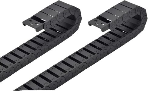 Drag Chain Cable Semi-closed inner opening Cable Chain Drag Chain 15x15 15x20 15x30 15x40 18x18 18x25 18x37 For CNC Router Machine(18x25 R38mm) in Saudi Arabia