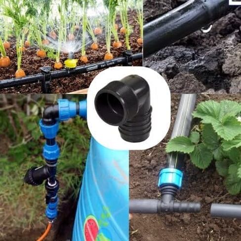 تركيب أنبوب PVC ، كوع 90 درجة ، الجدول 40 ، رمادي ، 1-1/4 بوصة إدراج شائكة × 1-1/4 بوصة mnpt in Kuwait