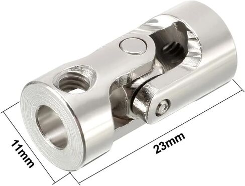 مفاصل عالمية لعمود السفينة MINI MINI تحمل D8L18 D9L23 D11L23 D14L35 D16L35 5X5 8X8 5X8 MOTER SHAFT 5MM 1PCS (D9L23 2.3 to 4) in Saudi Arabia