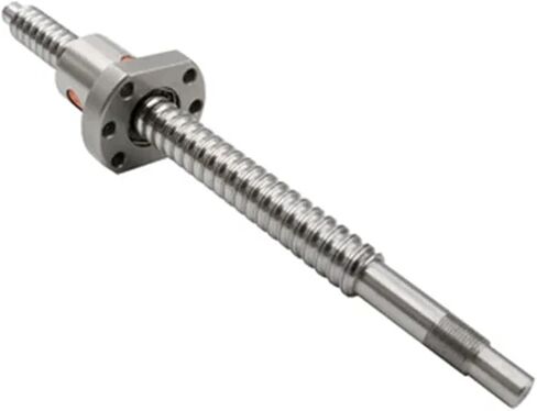 Metal Ball Screw nut End Machining SFU1604 300 350 400mm C7 Ball Screw with Flange Single Ball Nut BK/BF12 End Machined CNC Part(400mm) in Saudi Arabia