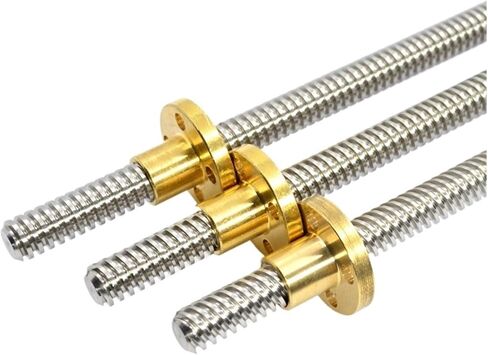 Metal Ball Screw nut 1pcs T25 Lead 5mm Trapezoidal Screw Nut Length 100-900mm 3D Printer Stepper Motor Machines Parts(700mm) in Saudi Arabia