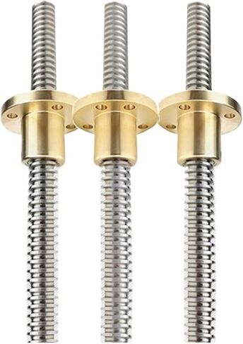 Metal Ball Screw nut 1pcs T25 Lead 5mm Trapezoidal Screw Nut Length 100-900mm 3D Printer Stepper Motor Machines Parts(700mm) in Saudi Arabia