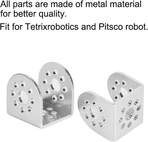 روبوت جزء C نوع الاتصال قوسين دائمة المعادن قابلة للضبط قوس لوحة لزاوية TetrixRobotics Pitsco Robot Kit 2 PCS 7005 الألومنيوم in Saudi Arabia