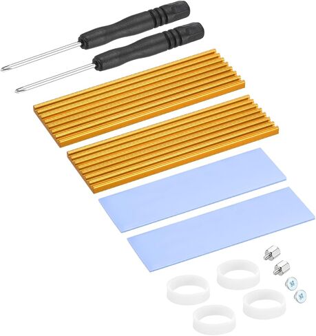 PATIKIL M.2 2280 NVME SSD THEAMKINK KIT 70X22X3MM ، 4 PCS محمول للذاكرة HEARDINC in Kuwait