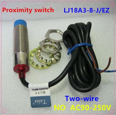 10pcs M18 LJ18A3-8-J/EZ 8MM Sensing AC90-250V سلكين لا يوجد شاشة شاشة مستشعر القرب من نوع شاشة الاستقرار in Saudi Arabia