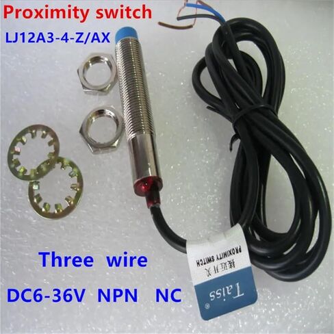 10pc LJ12A3-4-Z/AX Inductive Proximity Sensor Detection Switch NPN NC DC 6V-36V 4mm Normally Close Proximity Switch 6-36V in Saudi Arabia