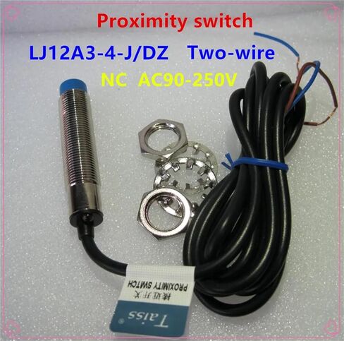 مستشعر قرب من نوع AC من نوعين من الأسلاك AC LJ12A3-4-J/DZ NC 12 مم قطر 4 ملم مسافة AC90 ~ 250V 2-WARE in Saudi Arabia