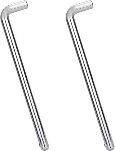 2pcs l دبابيس مكدس الوزن على شكل ، الصلب الكربوني 3/8in قطره 6in التحميل دبوس الشد وزن المكدس موسع دبوس وزن الجهاز قضيب معدات اللياقة البدنية مثالية in Saudi Arabia