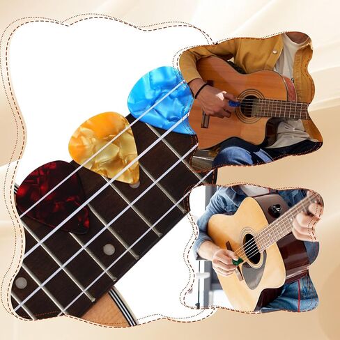 60 PCS Guitar يختار مجموعة متنوعة من السليلويد على غرار القلب اختيارات باس الاختيار إكسسوارات للغيتار الصوتية عازفي الجيتار باس من جميع المستويات 4 سماكة 0.46 مم 0.71 مم 0.96 مم 1.2 مم 1.2 ملم in Saudi Arabia