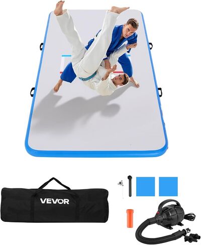 حصيرة مصارعة في Vevor 13ft /10ft /5ft ، حصيرة مصارعة للفنون القتالية لممارسة التدريبات على صالة الألعاب الرياضية المنزلية ، حصيرة تدريب على المائية PVC PVC للجمباز ، تاتامي ، Jiu Jitsu BJJ MMA ، الملاكمة ، الملاكمة in Saudi Arabia