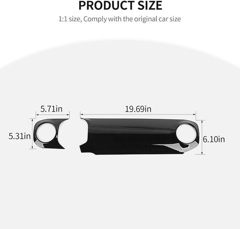 Jecar Dashboard لوحة تغطية Cover Cover Center Console Kit Accorities Interior Accessories متوافقة مع Jeep Wrangler 2024 JL JLU & Gladiator JT Truck ، Red Carbon Fiber in Saudi Arabia