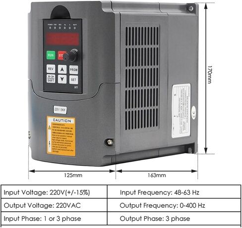 1.5kw ER20 air-Cooled Spindle Motor 0.01mm Precision and 1.5kw Variable Frequency Drive(380v) in Saudi Arabia