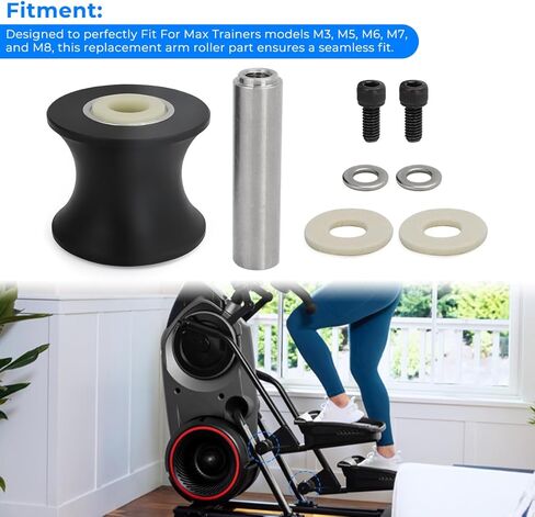 ل Bowflex Max Trainers استبدال عجلة الأسطوانة الجزء #8004550 M3 M5 M6 M7 M8 (مجموعة واحدة) in Saudi Arabia