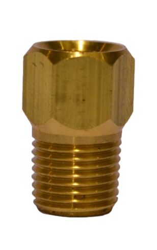 Trico FA-1007 Brass Central Lubrication Straight Adapter, 5/16"-24 Female x 1/8" NPT Male in Saudi Arabia