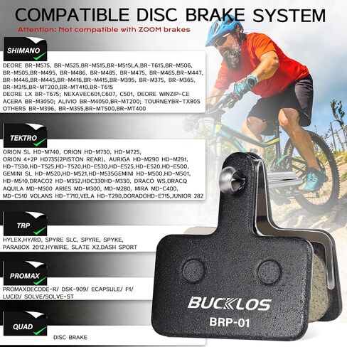 Bucklos 25pc دراجة القرصين منصات الفرامل ل TRP Tektro Shimano MT200 DEORE BR-M575 M525 M515 T615 T675 M505 M495 M486 M485 M475 M465. in Saudi Arabia