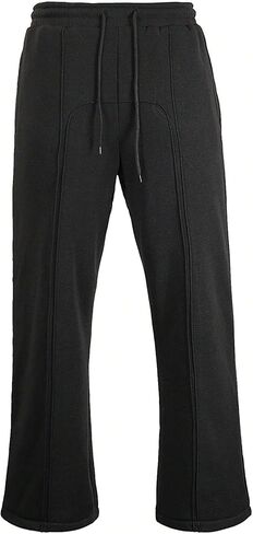 GORGLITTER Men's Baggy Sweatpants Joggers Drawstring Low Rise Elastic Waist Loose Fit Wide Leg Track Pants in Saudi Arabia