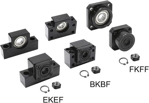 برغي الكرة المعدنية Nut C5 Ball Ball SFU1605+SFU1204+C5 FKFF12+MGN12H LIEAR GUIDE Parts for CNC (SFU1204-830) in Saudi Arabia