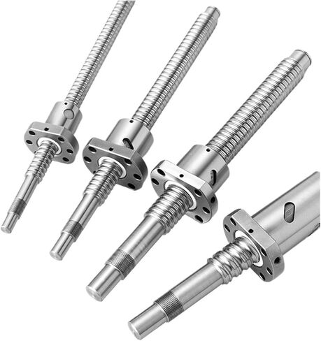 Metal Ball Screw nut C7 Machined SFU2005 250mm-1000mm Rolled Ball Screw with Flange Single Ball Nut BK/BF15 End CNC(600mm) in Saudi Arabia