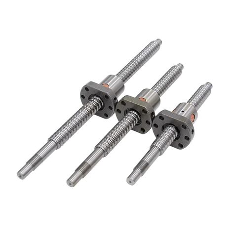Metal Ball Screw nut CNC Router Ball Screw SFU2010 250mm-900mm with Single Ball Nut Lathe End Machined for CNC(400) in Saudi Arabia