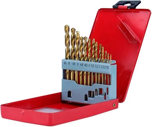 13 PCS/Set Twist Drill Bits 1.5-6.5mm HSS Drill Bit Set Woodworking Metal Plastic Tools in Saudi Arabia