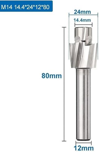 4 Flute Counterbore M3-M16 أداة مرسمة الثقب 1pcs (16.5x26x12x93) in Kuwait