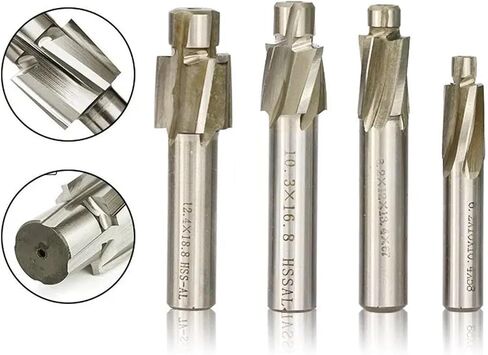 4 Flute Counterbore M3-M16 أداة مرسمة الثقب 1pcs (16.5x26x12x93) in Kuwait