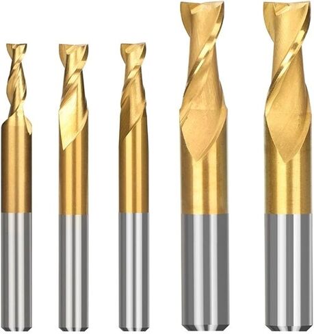 2 Flute HSS Spiral لأداة الألمنيوم المعدنية 1PCS (6x6x18x57l) in Saudi Arabia