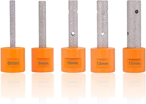 M14 Thread Diamond Finger Bits Enlarge Grinding Holes Dia 6/10/12/15/20/25/30mm Tile Stone Countertop Diamond Bits 1Pcs(50x25x65x15) in Saudi Arabia