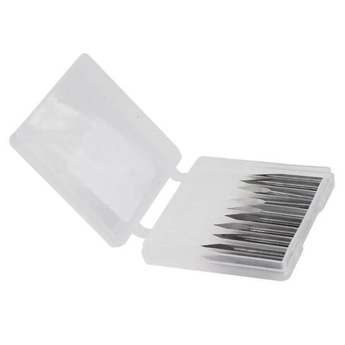 1/8 Inch Shank 3 Edge Engraving Bit Bit Wood 10Pcs 20/30/40/45/60/90 Degrees(3.175x0.2x40) in Saudi Arabia