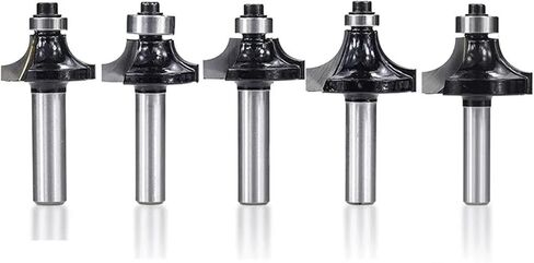 Corner Round Over Router Bit with Bearing 8mm Shank Carbide for Woodwork Tool Wood Router Bit(1pc 8x33x58mm) in Saudi Arabia